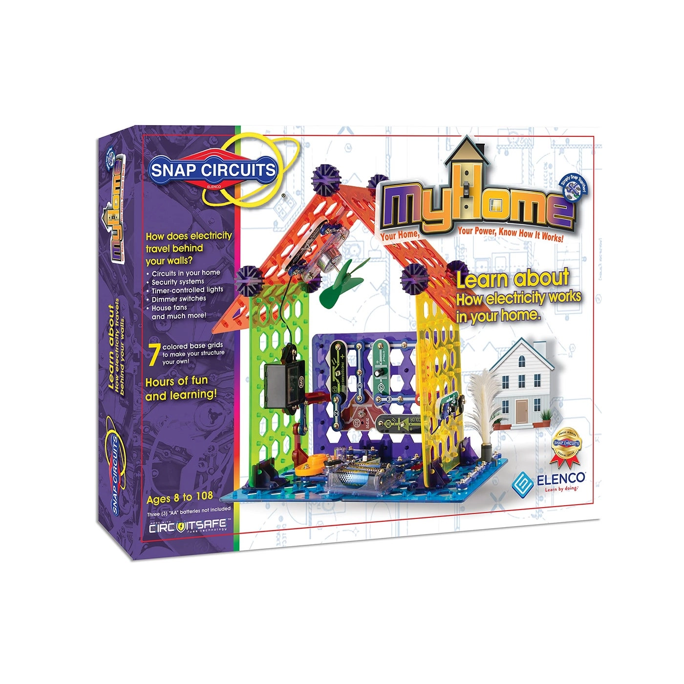 Elenco Electronics My Home Electronics Building Kit - 34 pcs for ages 8+