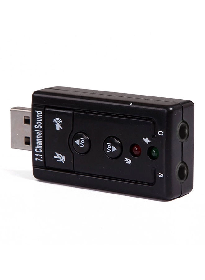 7.1 Channel USB Sound Card Adapter