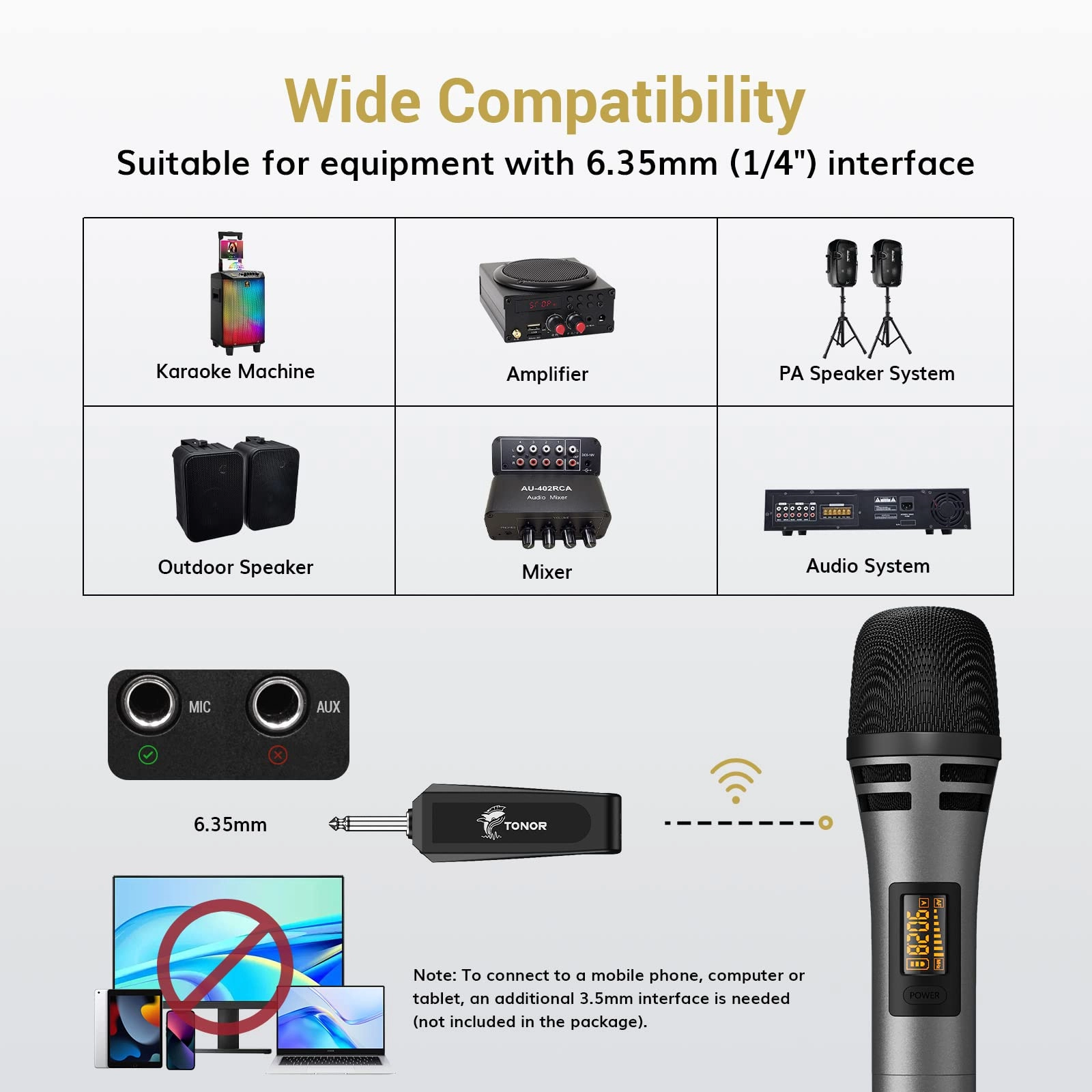 Wireless Microphone - UHF