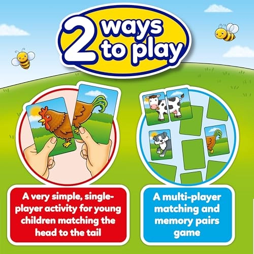 Farmyard Heads & Tails - 18 Months+ 24 pieces