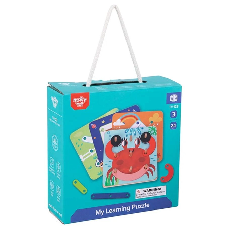Wooden My Learning Puzzle - 3 + 24pcs pieces