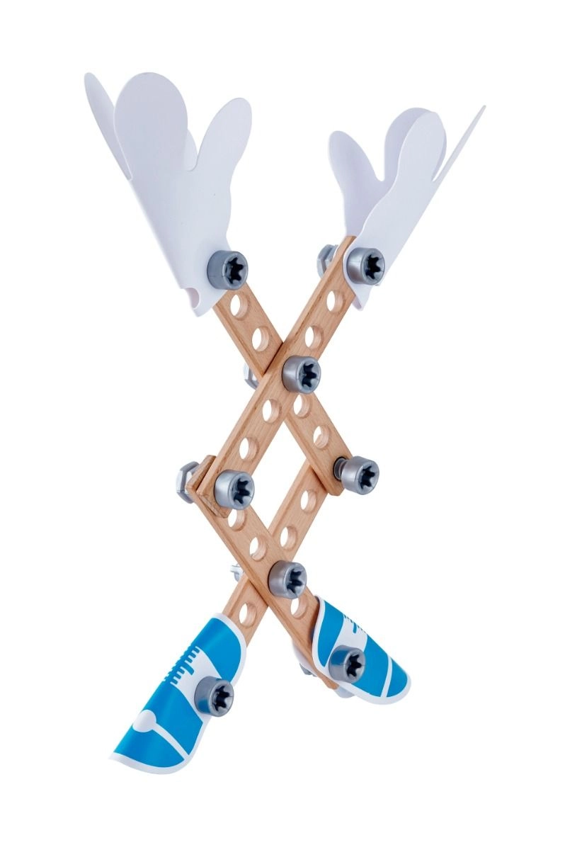 Junior Inventor Discovery Scientific Wooden Workbench - 4 + 58 pieces