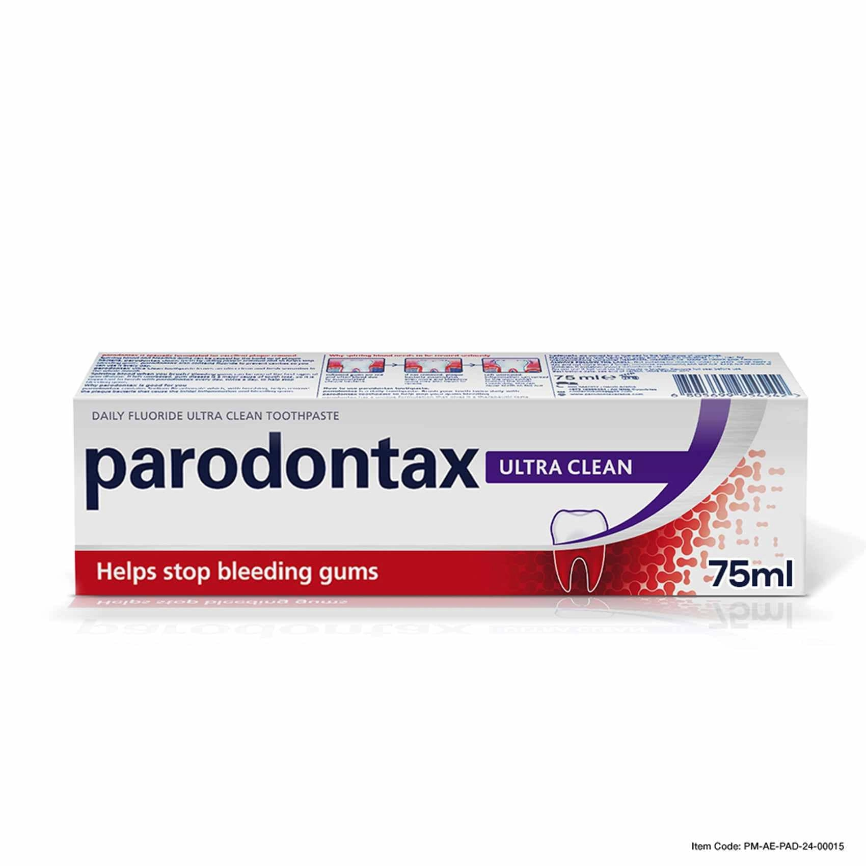 Parodontax Ultra Clean White Sodium Fluoride Toothpaste 75ml