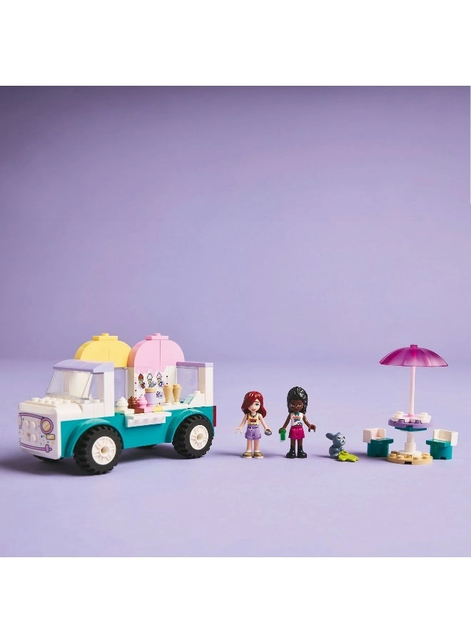 Friends Heartlake City Ice Cream Van (42644) - Pretend-Play 2 Minidolls Bunny Figure