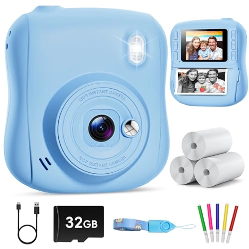 Kids Camera Instant Print - 32GB 14MP 1080P
