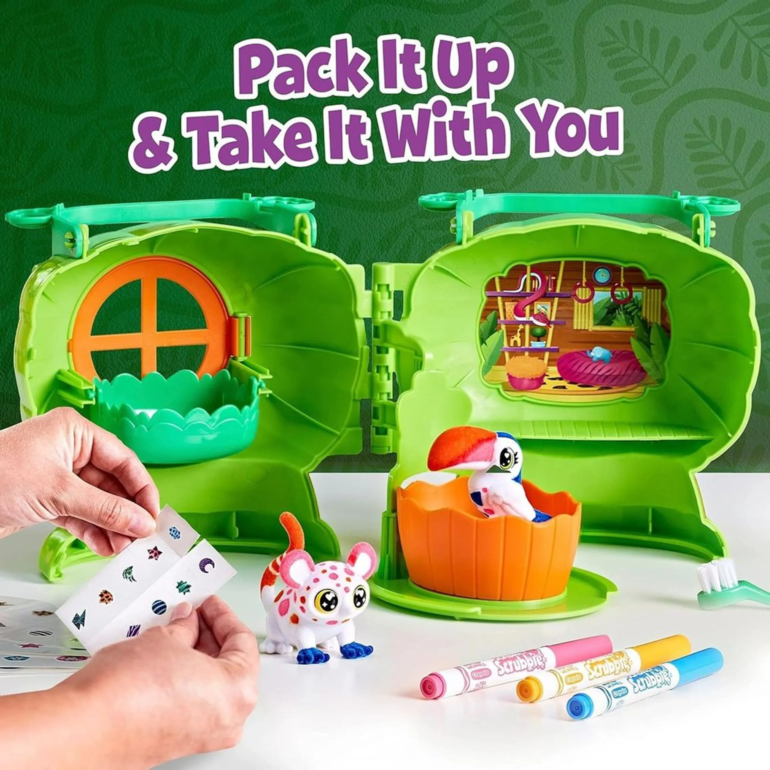 Scribble Scrubbie Pets - 3 washable markers