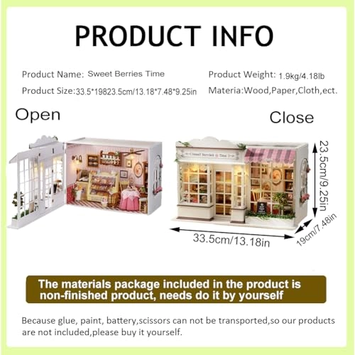 Magic House - 3D Mini Dollhouse Musical Movement