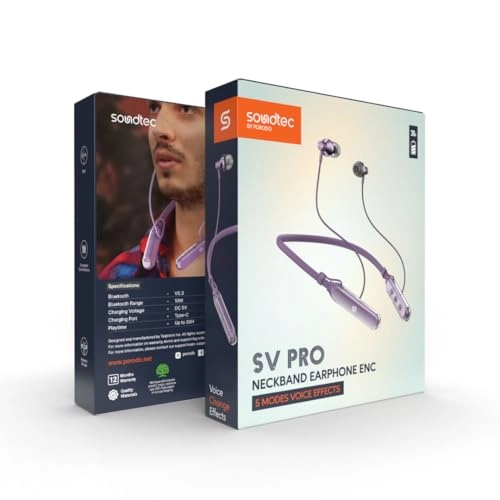 Soundtec Wireless Earbud neck band