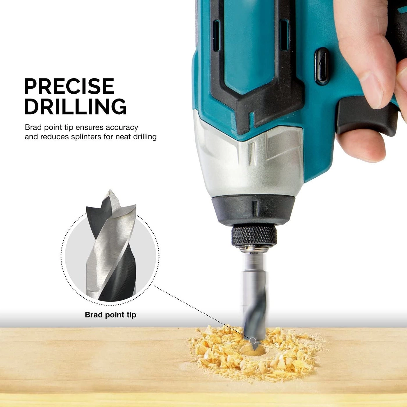 11401A - HSS 6 piece 3/32 1/8 3/16 1/4 5/16 3/8-inch