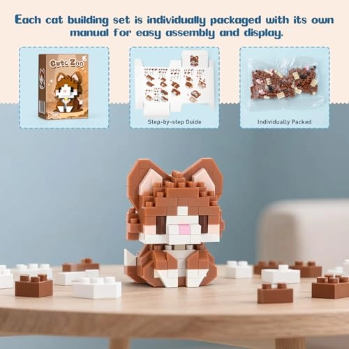 Cat Building Set - 1047 pcs