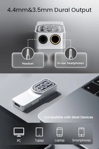 Luna AT - Portable USB DAC AMP Dual 3.5mm 4.4mm Outputs