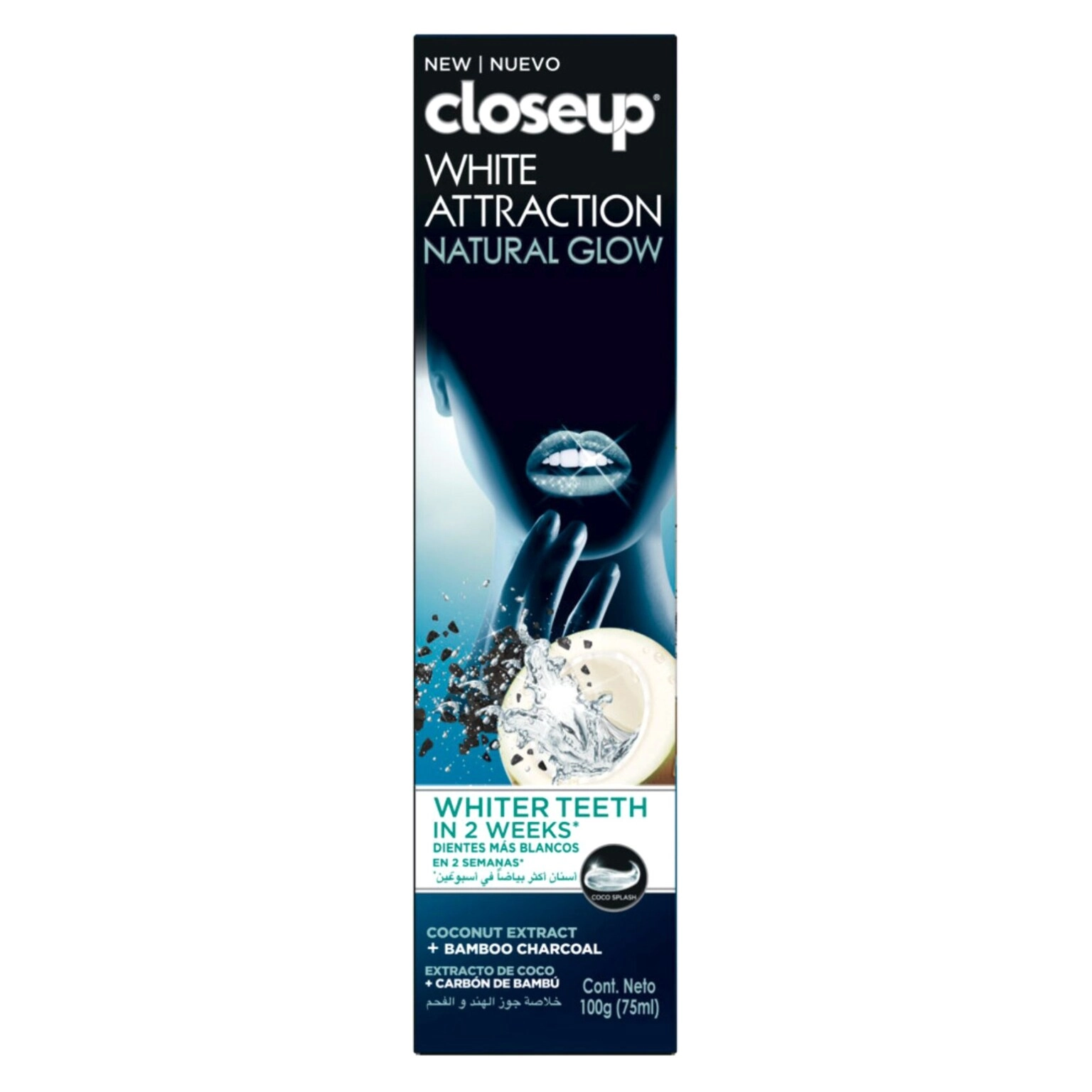 closeup White Attraction Coconut Extract and Bamboo Charcoal Toothpaste 75ml