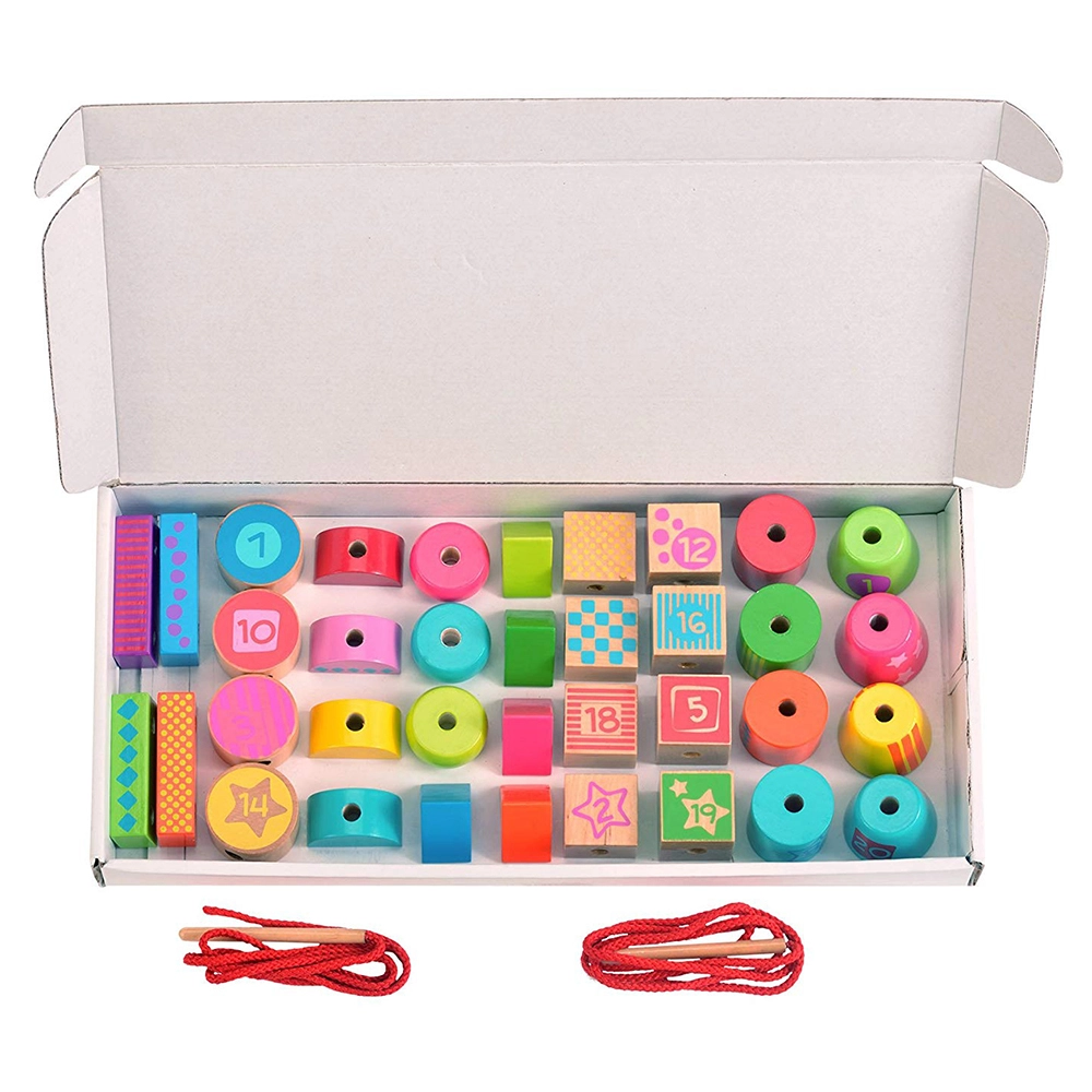 Sort Lace & Build - Suitable for 3 years & above 38 pieces