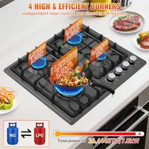GHSS302 Gas hob