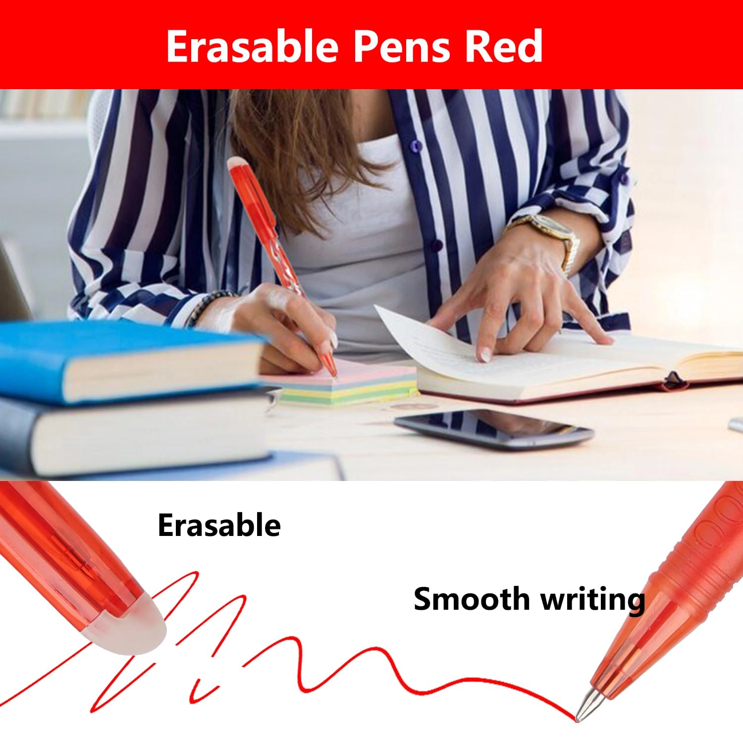 Erasable Gel Pens - 7PCS 0.5mm