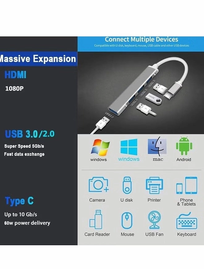 USB C Hub - Type-C MacBook / Pro / Air
