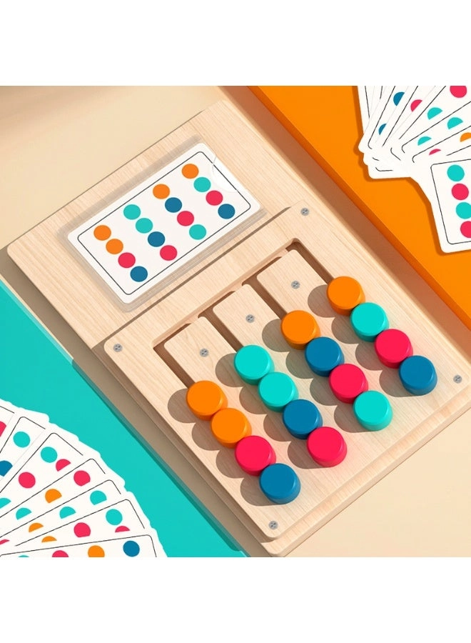 Capstro Wooden Bead Pattern Matching Board - 3+ Years