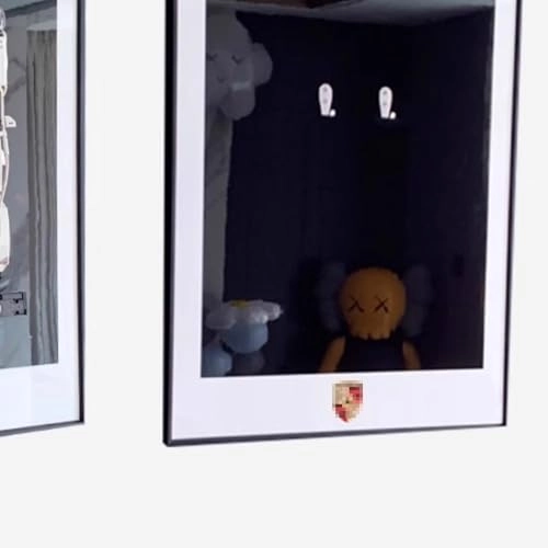 LE-GO Display Wall Mount (42172) - 50 x 80 x 4 cm Acrylic G