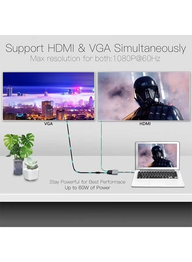 USB C Hub Adapter - USB 3.0 4k*2k,30HZ