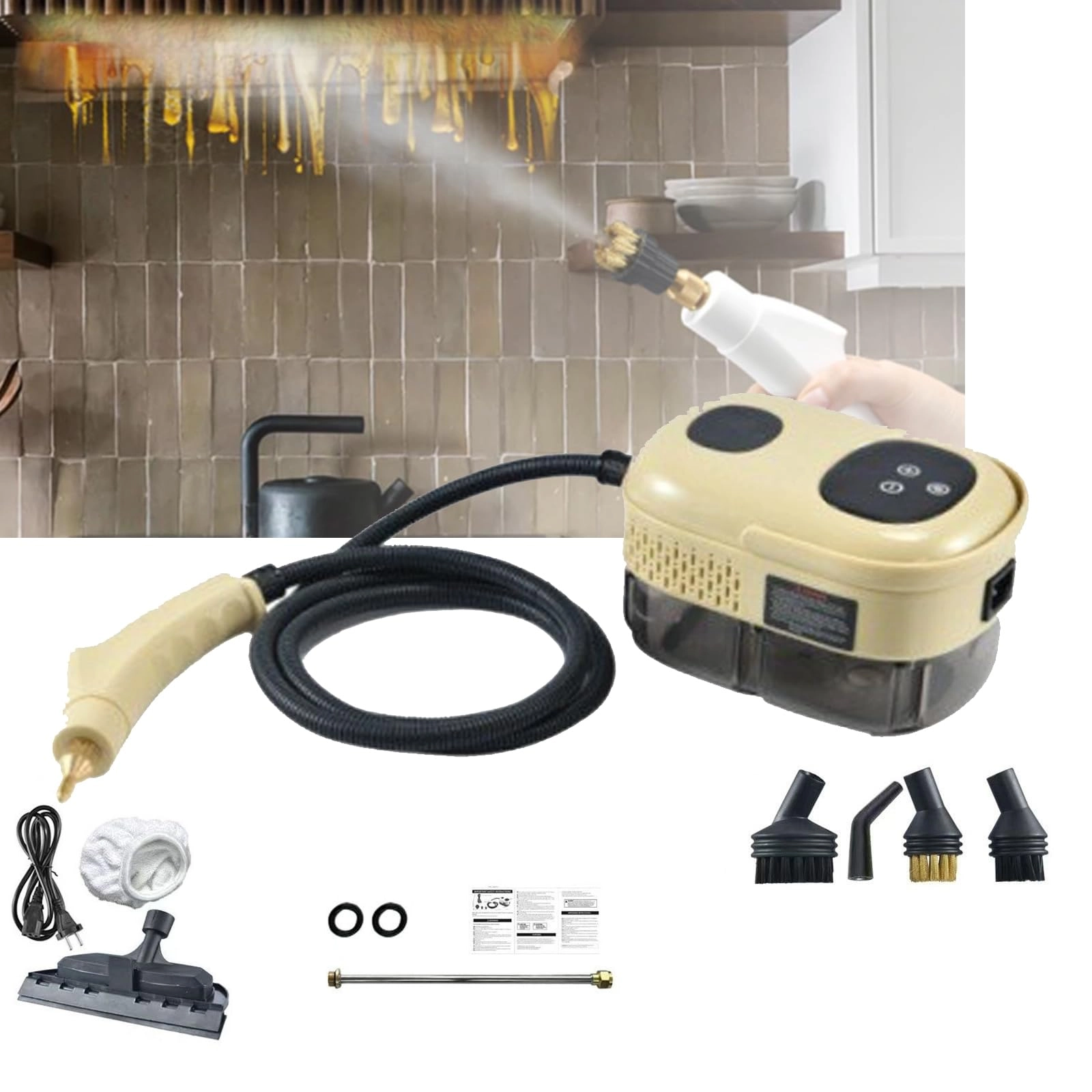 High Pressure Steam Cleaner - 1100ml