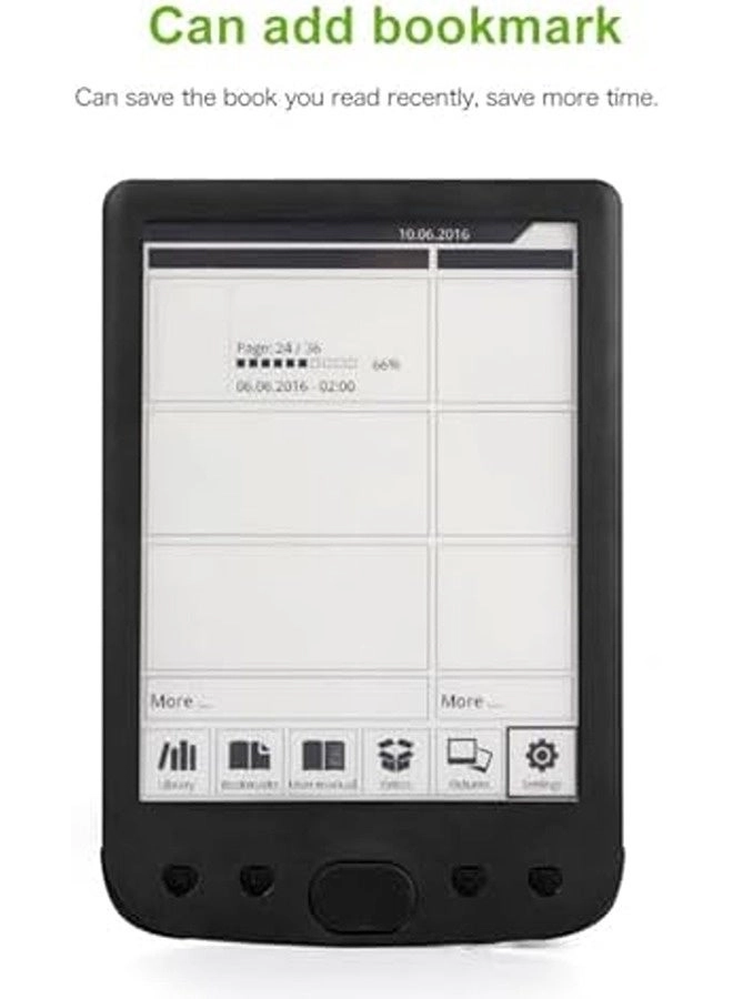 E-Book Reader - 6-inch 8GB