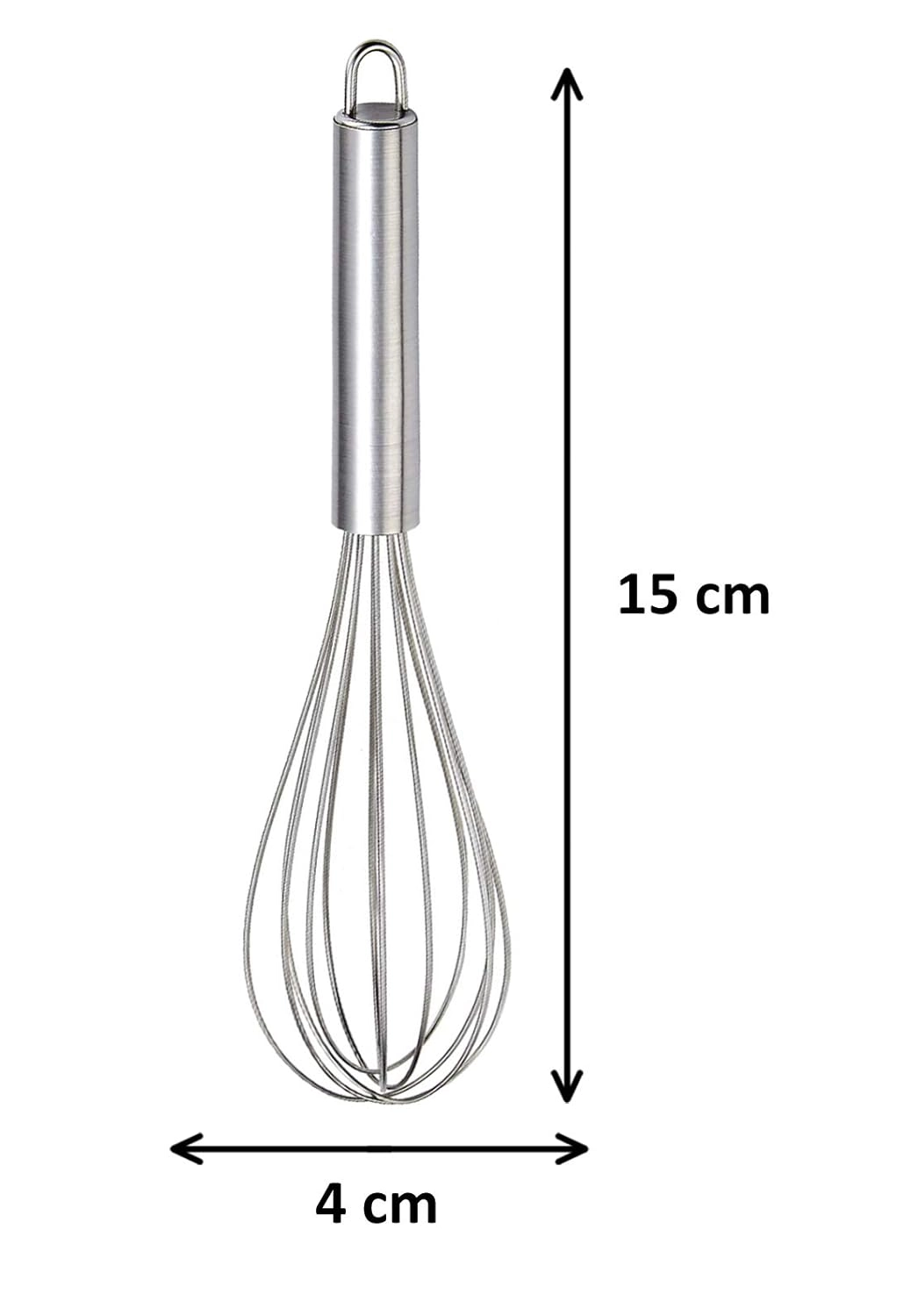 Hand Blender Mixer - 2 Pieces Stainless Steel 15 Cm