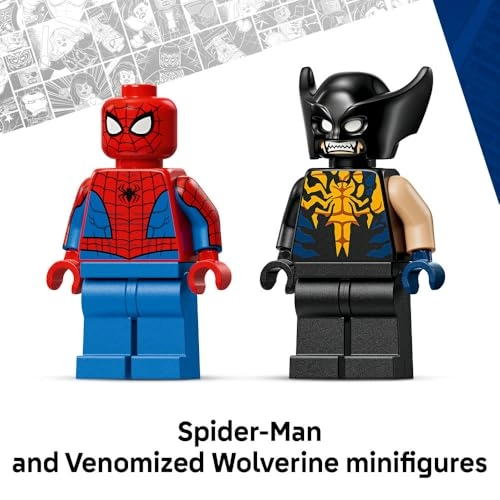Marvel Spider-Man Car vs. Venomized Wolverine (76336)