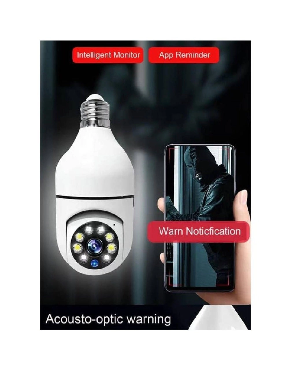 Light Bulb Camera 1080P