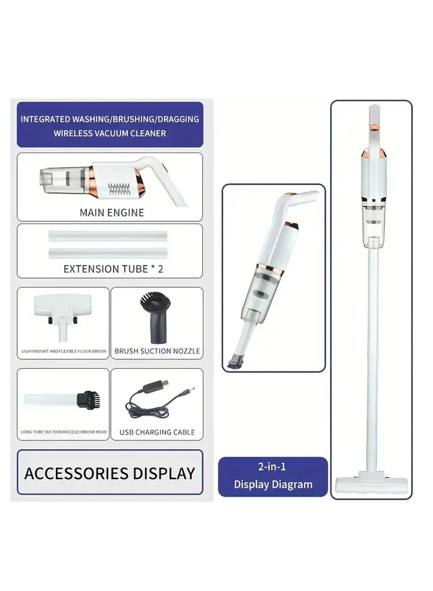 Handheld Wireless Vacuum Cleaner