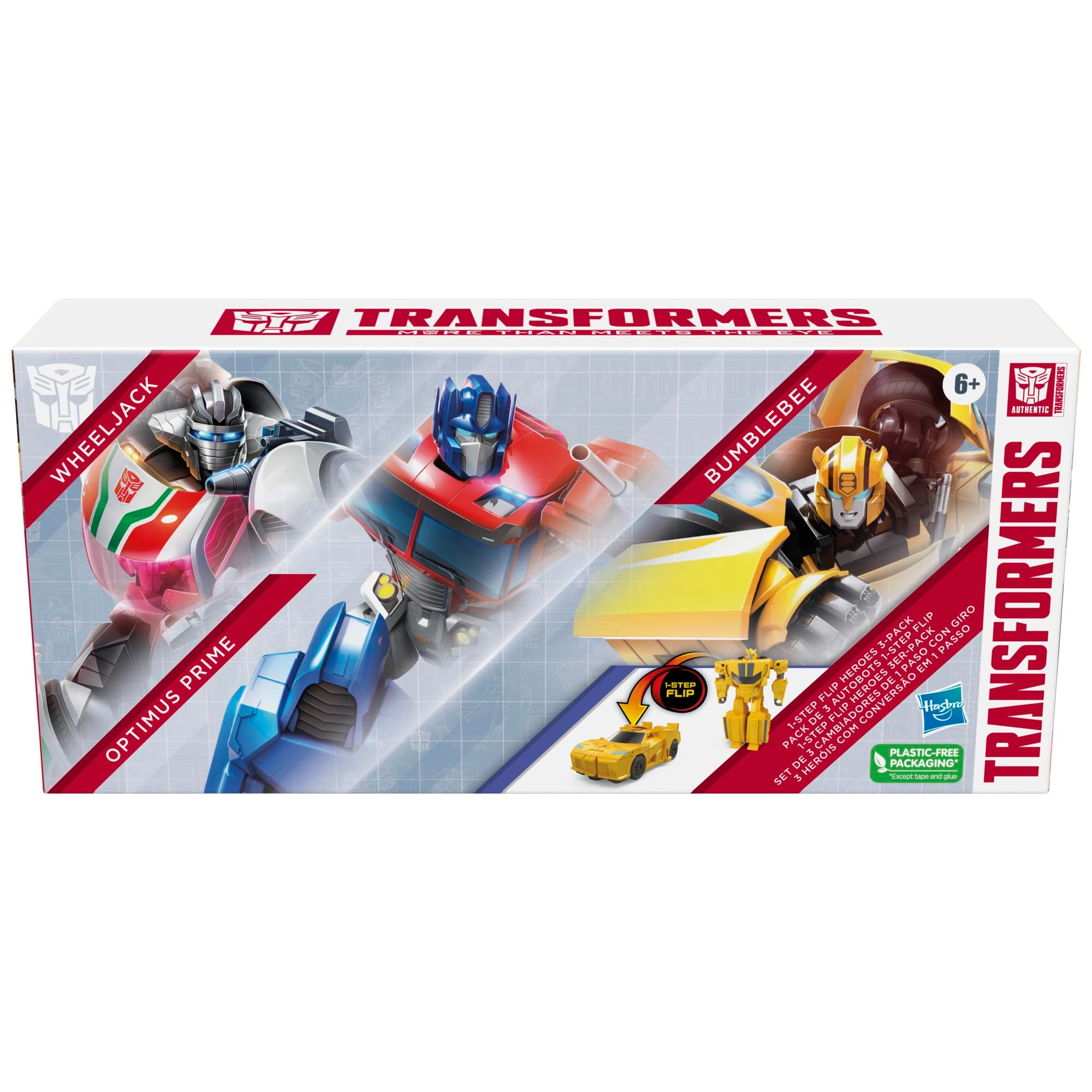 1-Step Flip Heroes - 1-Step Transformers (3-Pack)