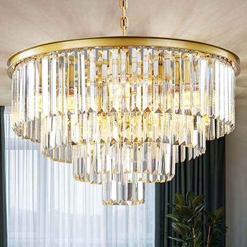 Modern Crystal Chandelier - 39.37 inches/100CM