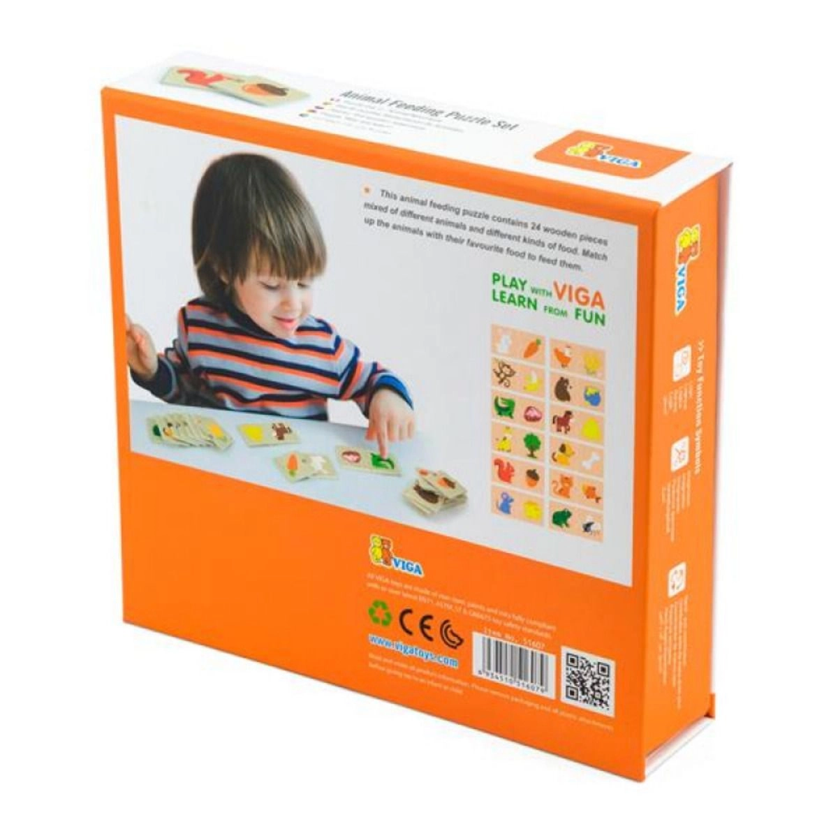 Matching Puzzle - Wild Animals - 3 + 36 pieces