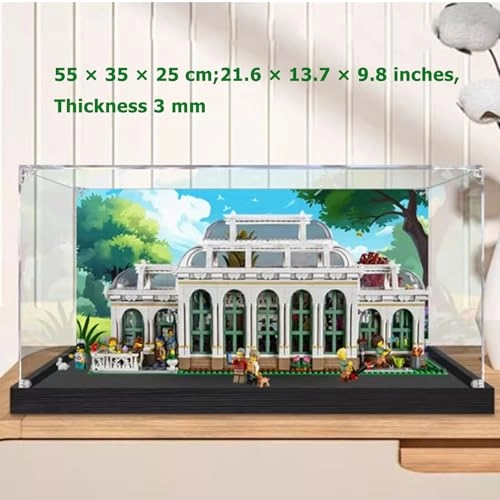 Acrylic Display Box for LEGO Photo 21353 Botanical Gardens Model