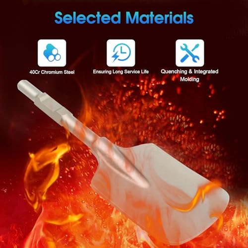 Shovel Bit - Hex Shank 17.3 x 5.3in