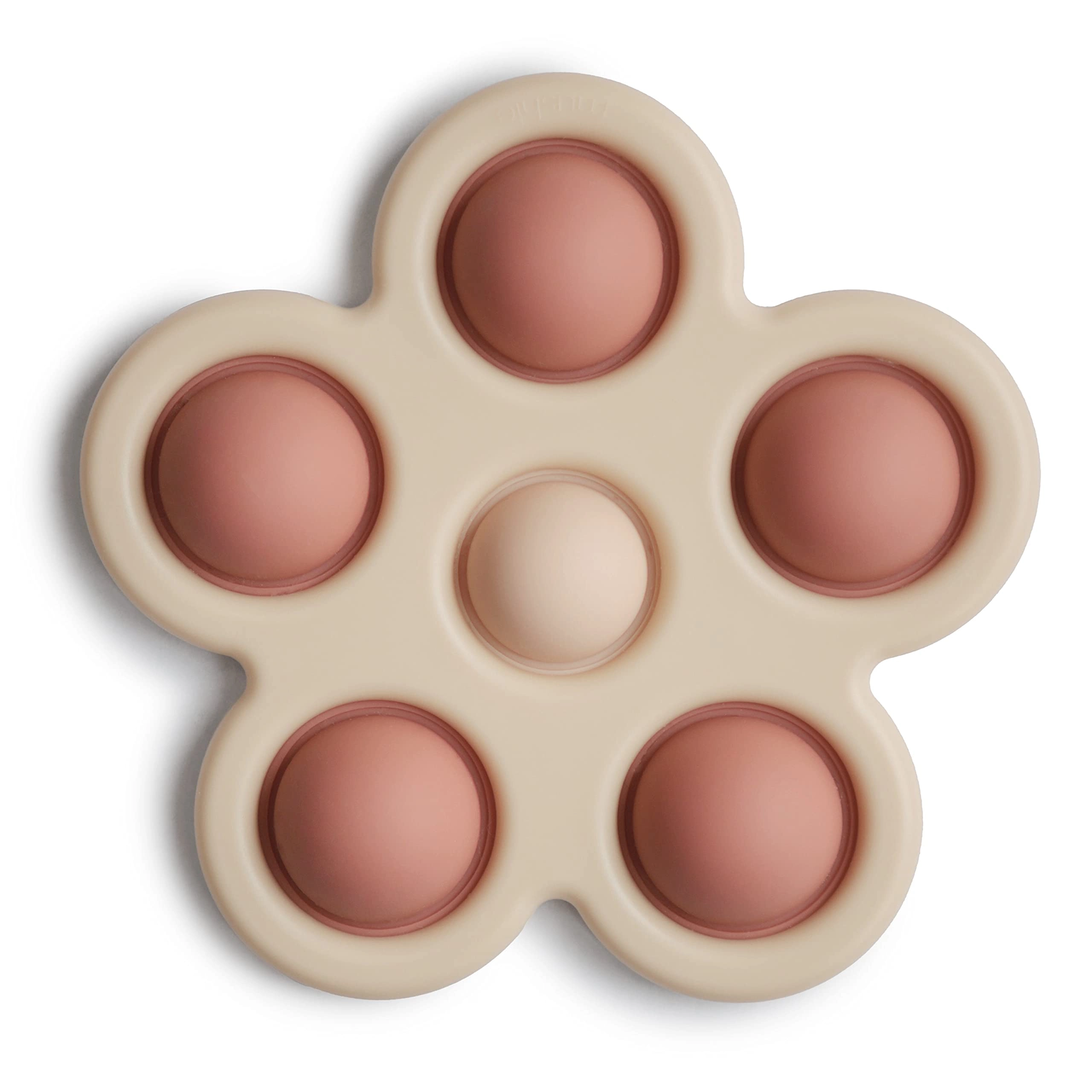 mushie Flower Press Toy Floral - 10 months+