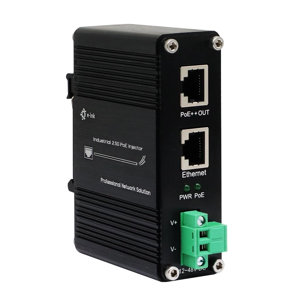 E-link LNK-INJ401-90 - 12~48VDC 95W 2x RJ45 2.5G