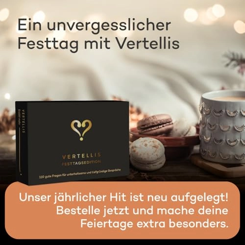 Holiday Edition - 110 Meaningful Questions Conscious Offline Time (German)