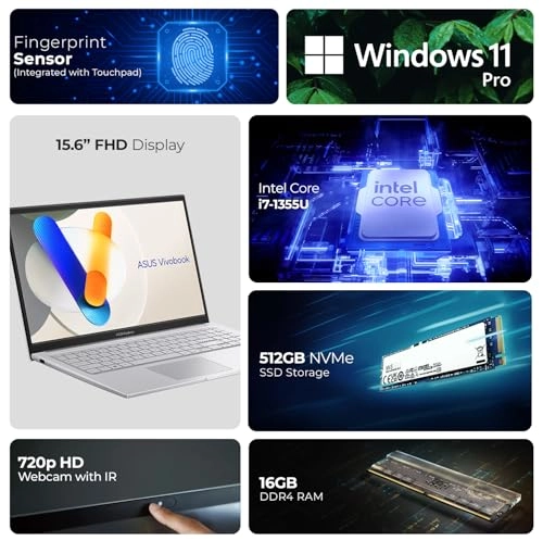 Vivobook 15 X1504VA - 15.6'' i7-1355U 16GB DDR4 512GB SSD