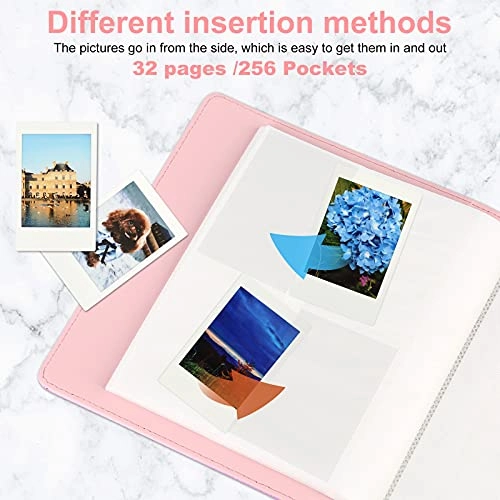 2x3" 256 Pockets PU Leather Photo Album