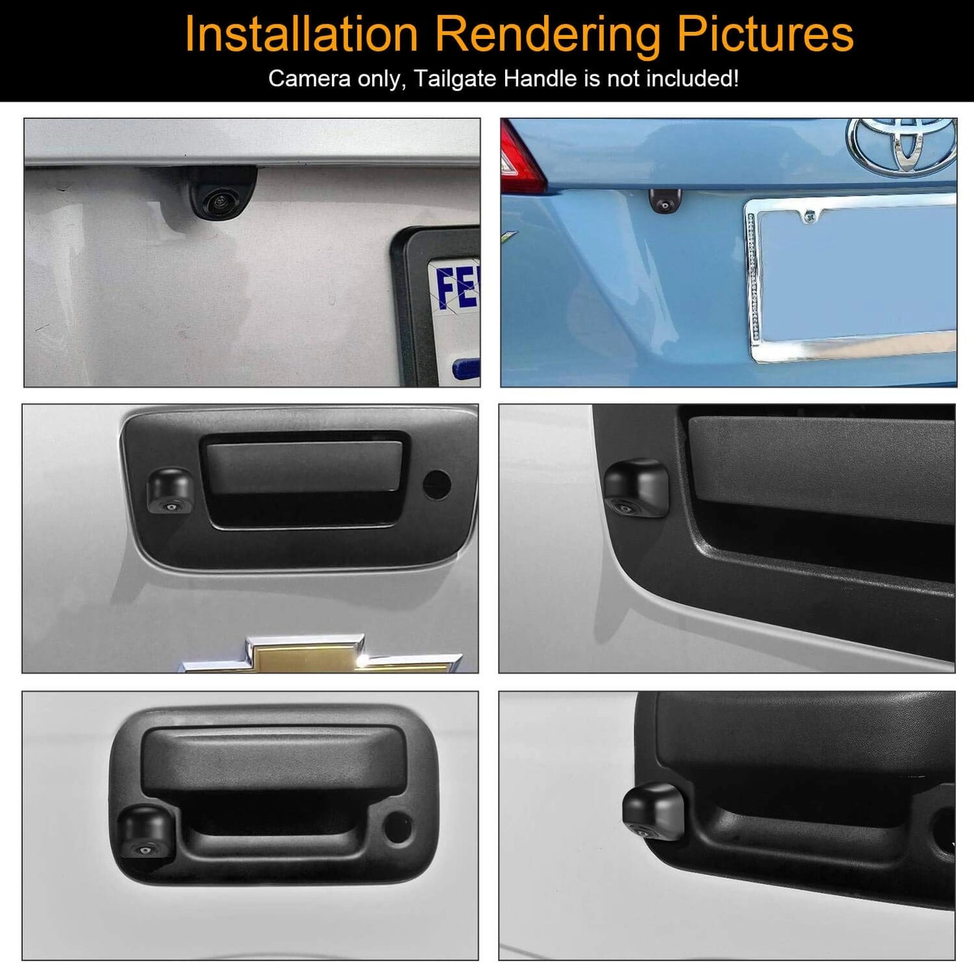 Backup Camera - Night vision CVBS AHD TVI 720P