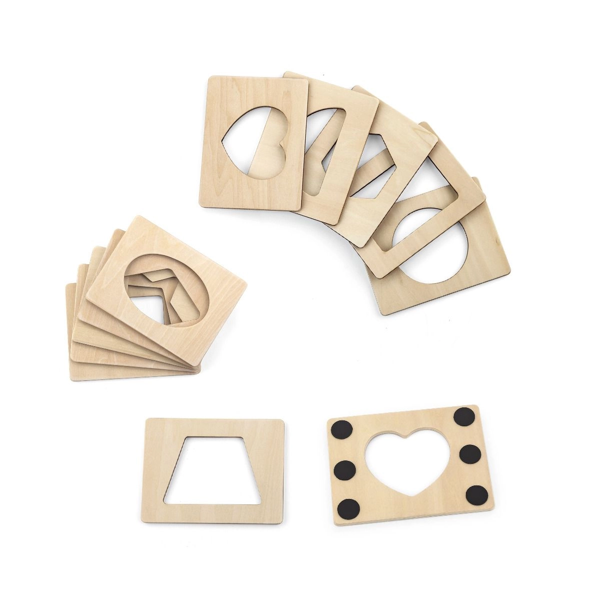 Magnetic Stencil Board - 3+ 12 pieces