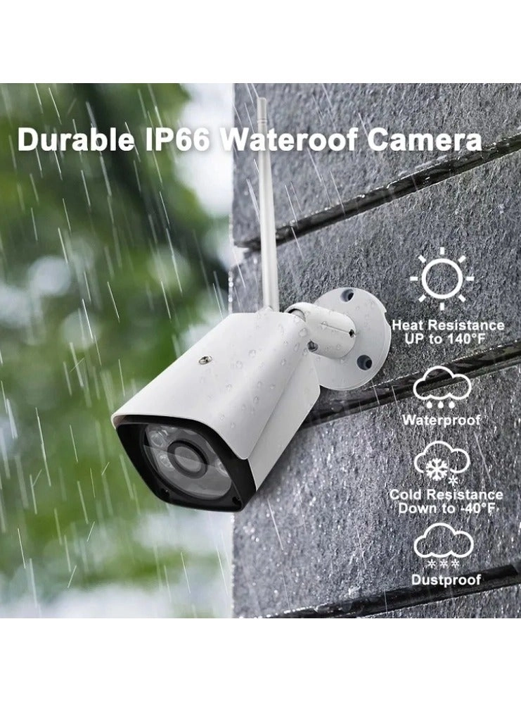 Wireless Security Camera System - 5 4CH 3MP