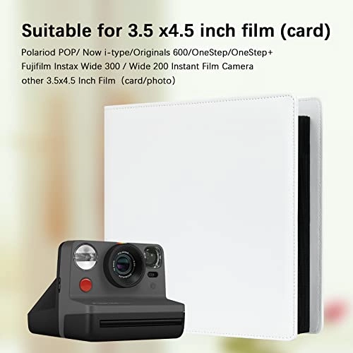 3.5x4.5" 192 Pockets Faux Leather Photo Album