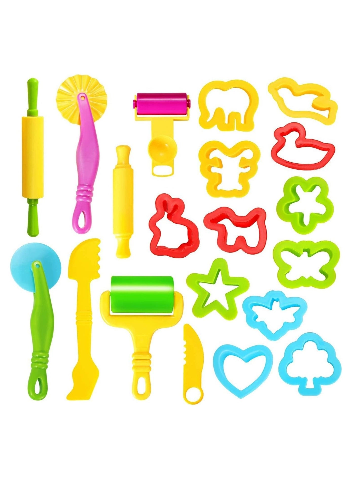 DURKU Plasticine Sets - Plastic 20 pcs.