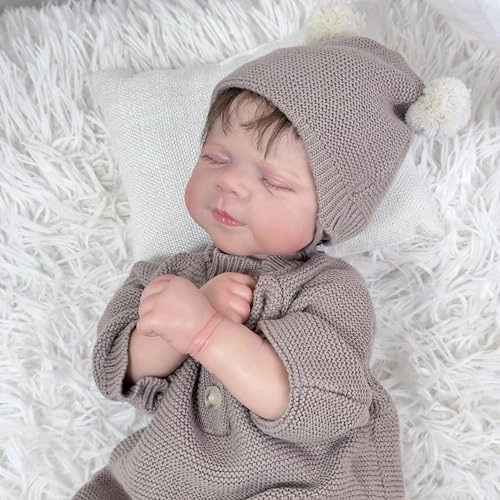 Pascale Reborn Baby Doll - 18 inch Vinyl sleeping Ages 3+