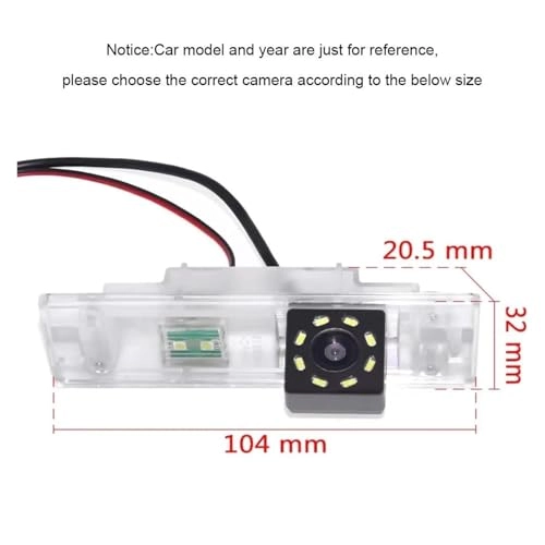 Rear View Parking Camera - Night vision 728(H) * 492(V)