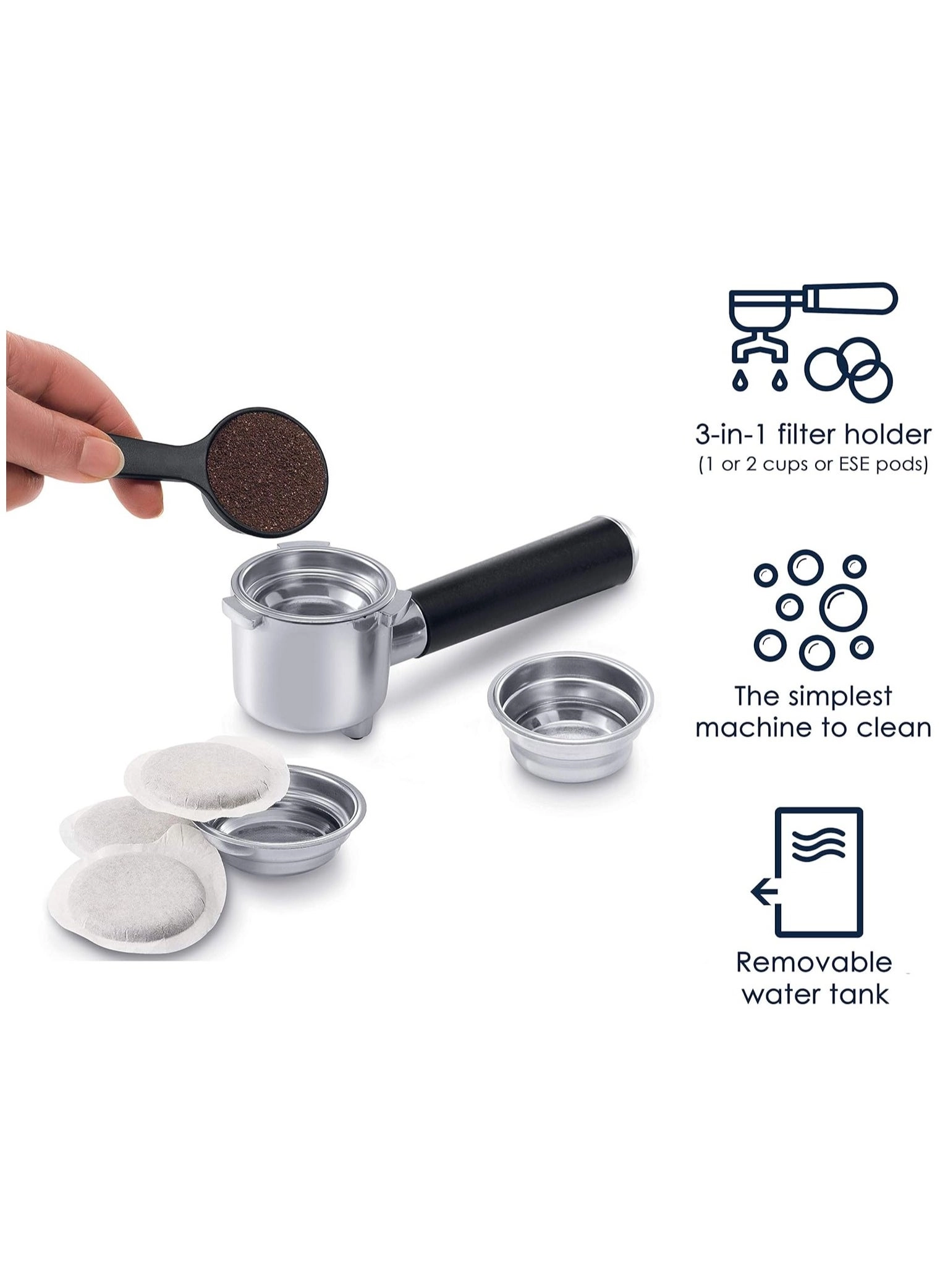 Dedca 8-in-1 Espresso Set & Milk 154021