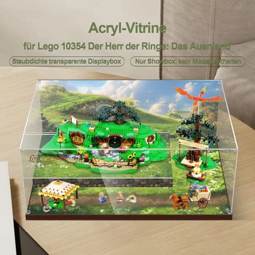 Acrylic Display Case for Lego 10354 The Lord of the Rings: The Shire