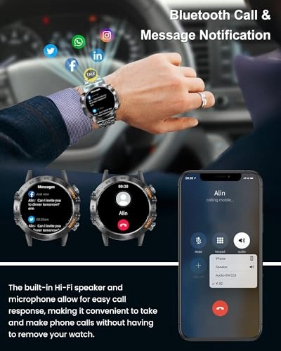 Military Smart Watch - 1.43"