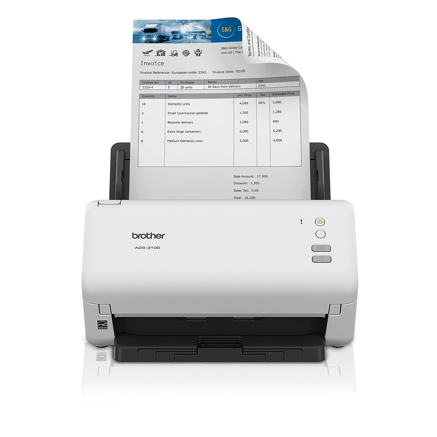 Brother ADS-3100 - High-Speed 40ppm 60 pages